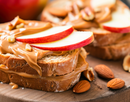 Peanut Butter & Apple Sandwich